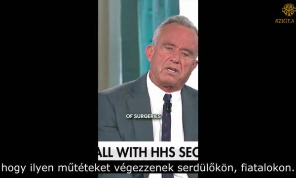 R. F. Kennedy: Mindent megteszünk, hogy elriasszuk az orvosi központokat a nemváltó műtétektől