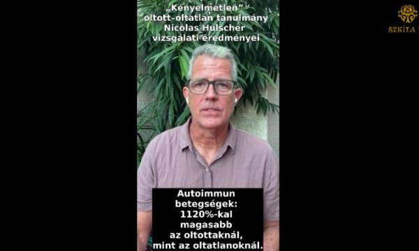 Az oltott-oltatlan tanulmány vizsgálati eredményei