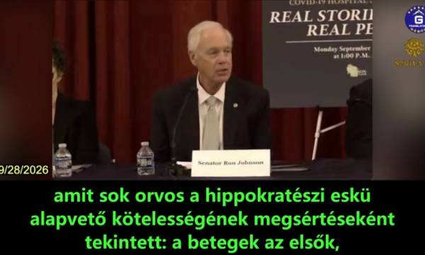 Ron Johnson szenátor felidézi a világjárvány idején történt egészségügyi tragédiákat
